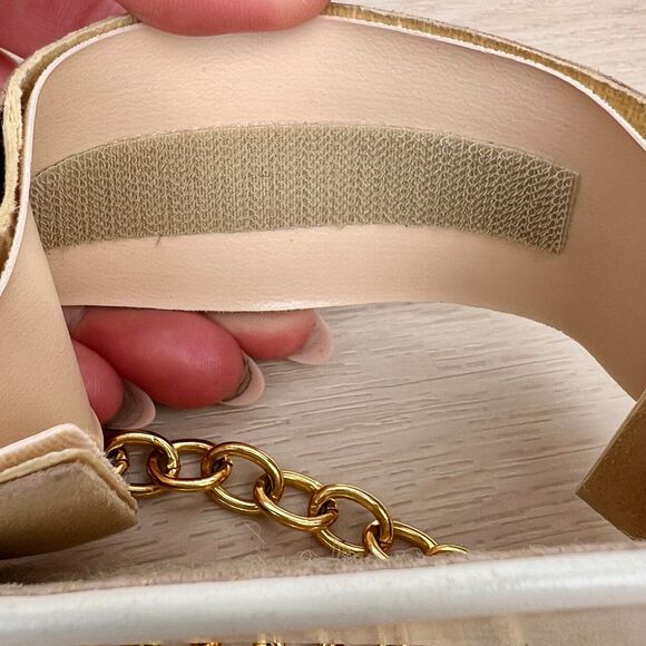 Vintage 80s Wide Leather Cinch Belt Gold Hardware from Accessories by Pearl Sz S main image 14
